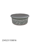 4 ROUND STORAGE BOX W/COVER-R.K