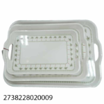 3 PCS HIGH HANDLE TRAY SET