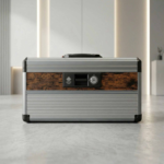 ALUMINIUM ALLOY STORAGE BOX WITH KEY-36.5X22.5X19CM