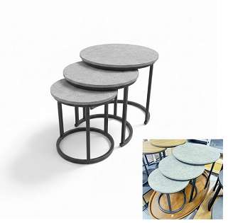 Screenshot 2026-03-08 152013 3 PCS COFFEE TABLE SET-40+50+60CM - Image 1
