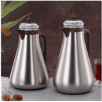 2 PCS VACUUM FLASK SET-WOODEN-0.7+1.0L