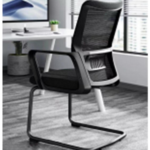 METAL+FABRIC OFFICE CHAIR-50X52X90-BLACK