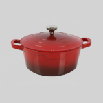 S/STEEL COOKING POT W/LID-28CM