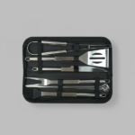 9PCS BARBEQUE & GRILL TOOLS W/BAG-38.5X13X4CM