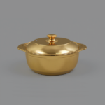 S/STEEL SERVING POT W/LID-30CM