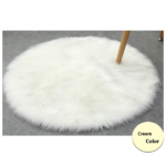 FLOOR MAT -90X90CM-CREAM