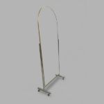 MIRROR WITH S/STEEL FRAME & WHEELS-186X80-2CTN SET