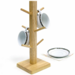 6-PCS MUG WOODEN TREE HOLDER