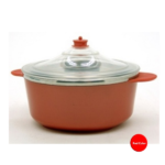 5 SOUP BOWL W/LID-500ML-RED