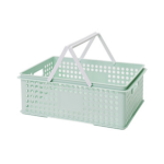 PLASTIC BASKET W/HANDLE-39.5X27.5X13.5CM