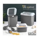 3PCS GRAY STORAGE CONTAINER