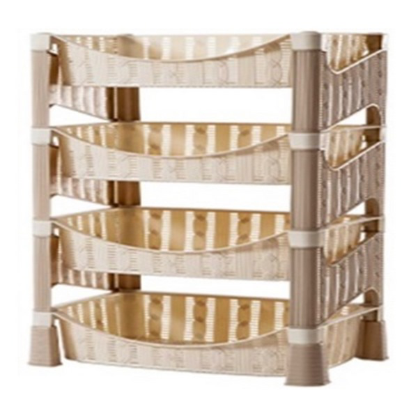 ⁦4 PART PLASTIC VEGETABLE RACK⁩ - الصورة ⁦1⁩