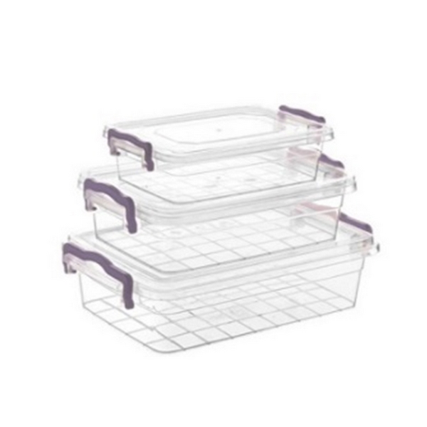 ⁦PLASTIC STORAGE BOX -1.3LT⁩ - الصورة ⁦1⁩