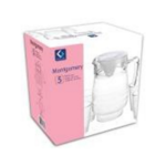 MONTGOMERY 1.6LT PITCHER+4 PCSX200ML GLASS SET