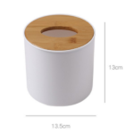 TISSUE STORAGE BOX-DIA13.5*H13CM
