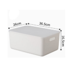 STORAGE BOX W/LID-26.5*36.5*16.5CM; 543G