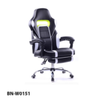 FANAR GAME CHAIR-1X1-BLACK+WHITE+GREEN