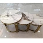 3 PCS ROUND COFFEE TABLE SET 2CTN-50+45+40CM