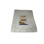 60 PCS PAPER RECTANGLE MAT WHITE-35X26CM
