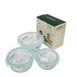 3 IN 1 BOROSILICATE GLASS CONTAINER SET