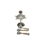 6 PCS SPOON W/HOLDER SET-SILVER