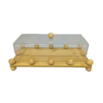 CAKE TRAY W/COVER-40X20X10CM