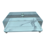 CAKE TRAY W/COVER-34.5X24.5CM