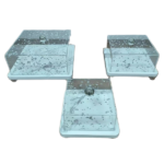 CAKE TRAY W/COVER-28X28X10CM