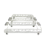 ACRYLIC TRAY WHANDLE-34.5X25X4.5CM