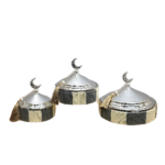 IRON CANDY BOWL W/COVER-22*22*14CM