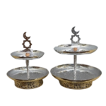 2 LAYER SILVER IRON PLATE-30*30*34