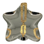 S/STEEL STAND FRUIT TRAY-24*24*8CM