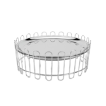 DESSERT TRAY -SILVER