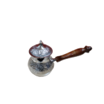 OFFEE POT W/LID & HANDLE-SILVER