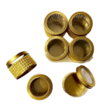 STORAGE JAR 17036 GOLD 250ML 4PC