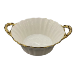 CERAMIC BOWL W/HANDLE -8