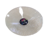 PLASTIC ROUND FLAT BOWL -28X28X8.3CM