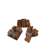 3 PCS SQR. GLASS BOWL W/BAMBOO LID & TRAY