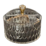 ACRYLIC CANDY BOWL W/COVER-14CM