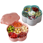 6SEC PLASTIC CANDY BOWL W/LID