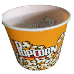 PLASTIC POPCORN BUCKET-12X12