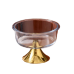 GLASS CANDY STAND-17X13CM