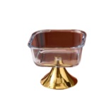 GLASS CANDY STAND-15X12.5CM