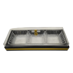 3 PCS BOWL+TRAY W/COVER SET-37X14.5X7CM