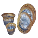 ROUND GLASS BOWL-22X5