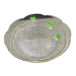 GLASS ROUND PLATE-16CM