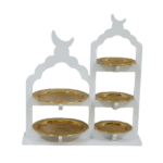 5-TIER RAMADAN DESSERT PLATE W/STAND-31X8X33.5CM
