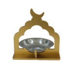 RAMADAN DESSERT PLATE W/STAND-23.7X9.5X24.4CM