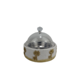 RAMADAN CANDY BOWL W/LID-18.5X18.5X14.5