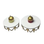 DECORATION WOODEN ROUND TRAY
